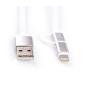 Дата кабель USB 2.0 AM to Micro 5P&Lightning 1.0m Vinga (USBAMMICRO&Lightning-1.0)