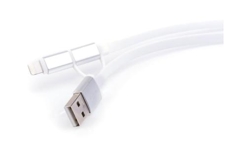 Дата кабель USB 2.0 AM to Micro 5P&Lightning 1.0m Vinga (USBAMMICRO&Lightning-1.0)