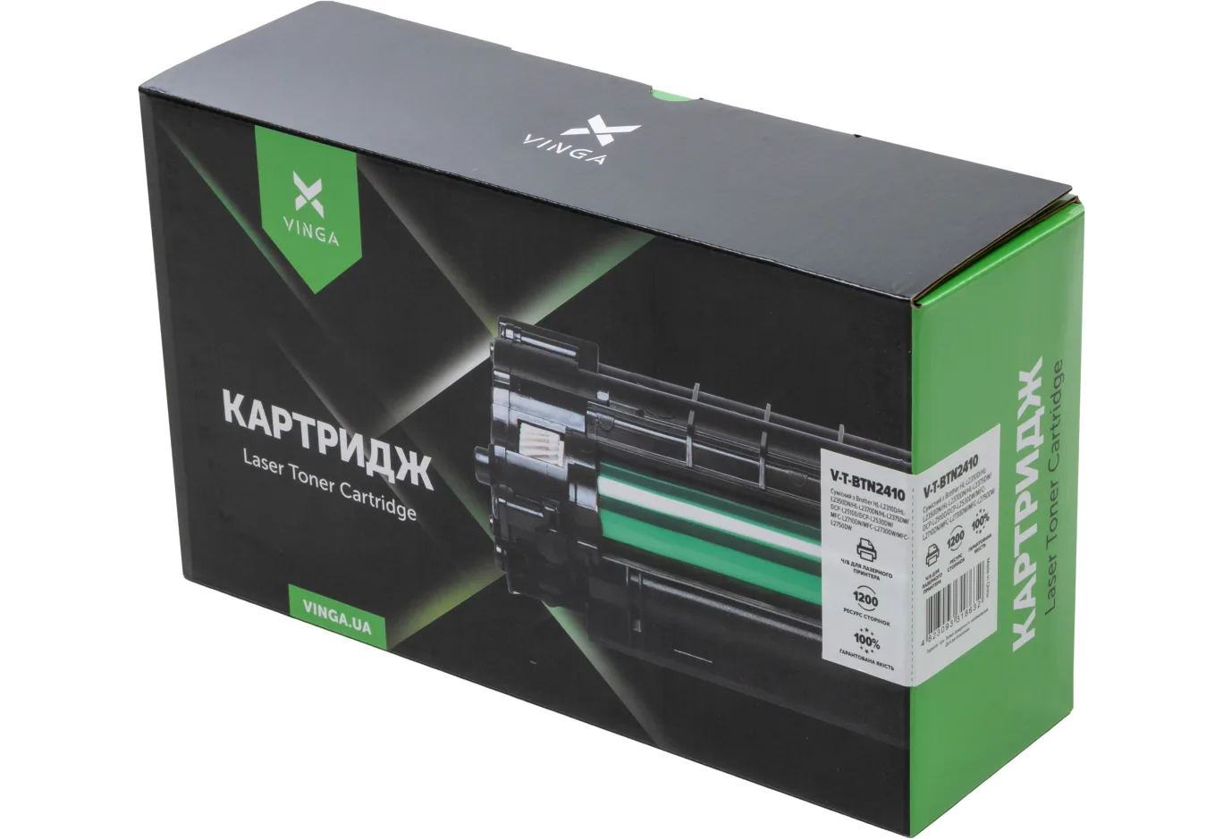 Cartridge Vinga Brother TN2410 1.2К (V-T-BTN2410)