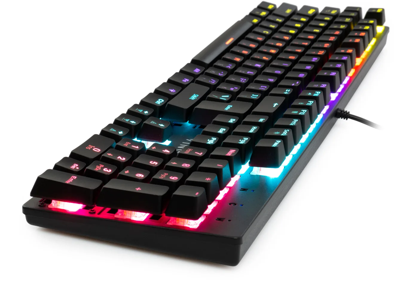 Keyboard Vinga KBGM-101 LED Red Switch USB Black (KBGM-101 Black)