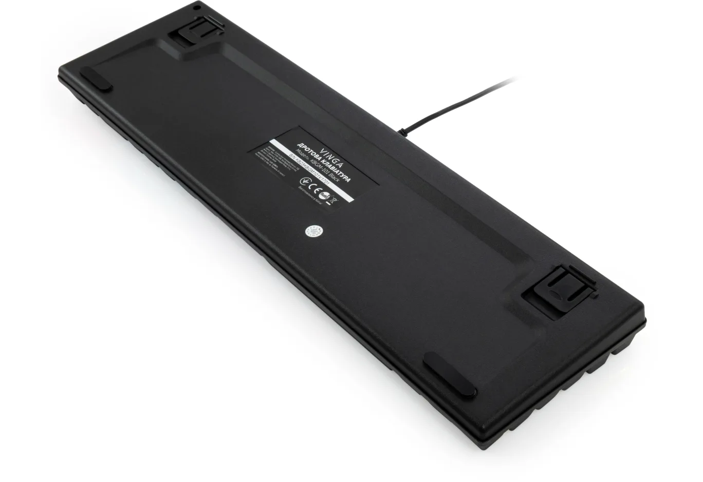 Keyboard Vinga KBGM-101 LED Red Switch USB Black (KBGM-101 Black)