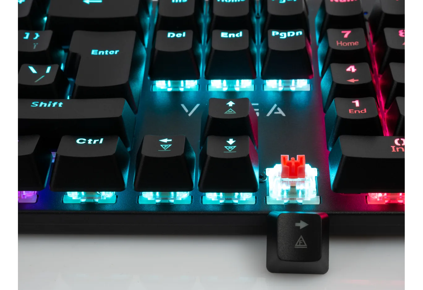 Keyboard Vinga KBGM-101 LED Red Switch USB Black (KBGM-101 Black)
