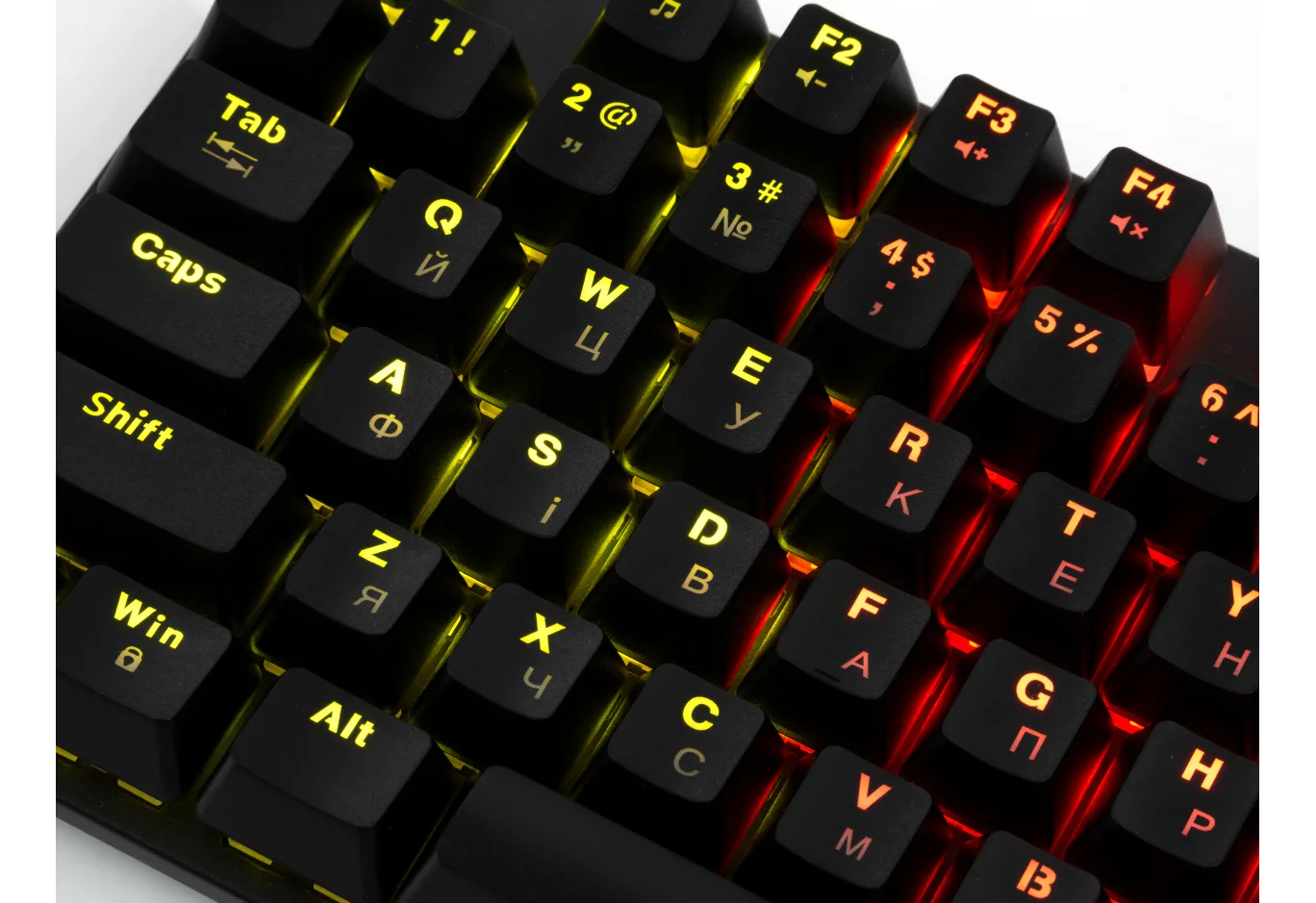 Keyboard Vinga KBGM-101 LED Red Switch USB Black (KBGM-101 Black)