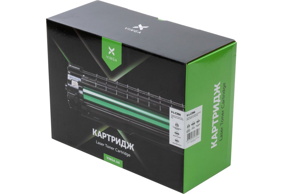 Cartridge Vinga CANON 039 Black 11K (V-L-C39A)