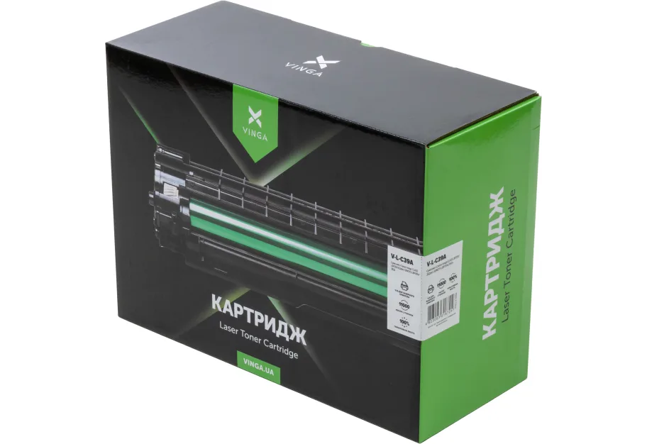 Cartridge Vinga CANON 039 Black 11K (V-L-C39A)