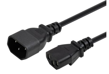 Кабель живлення C13 to C14 1.8m 0.75mm2 copper Vinga (VYPCC13141875CU)