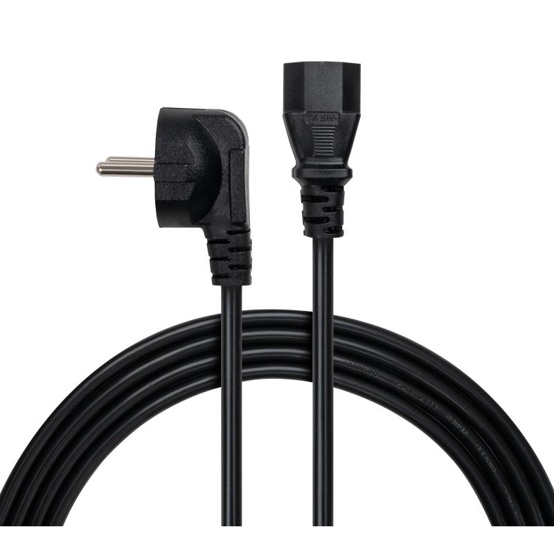 Кабель живлення C13 1.8m 1.5mm2 copper Vinga (VYPCC131815CU)
