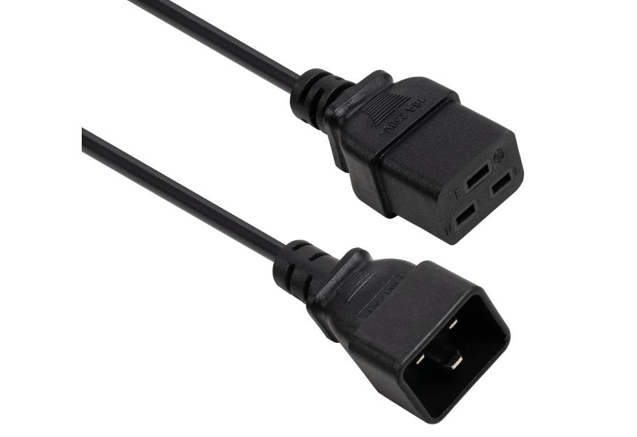 Кабель живлення C19 to C20 1.8m 1.5mm2 copper Vinga (VYPCC19201815CU)