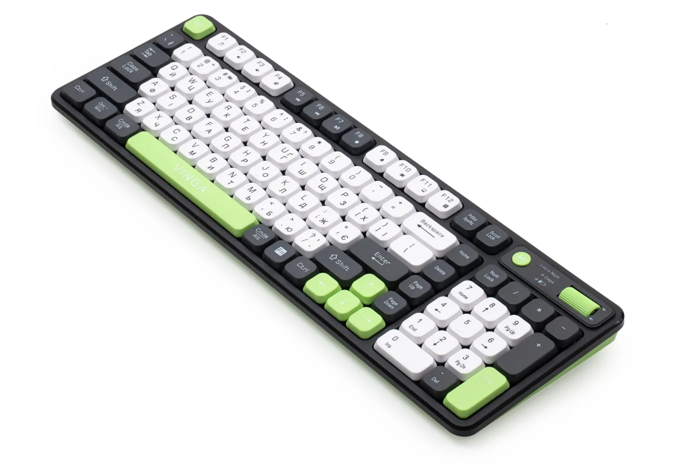 Keyboard Vinga KBW-470 Wireless Gray (KBW-470 Gray)