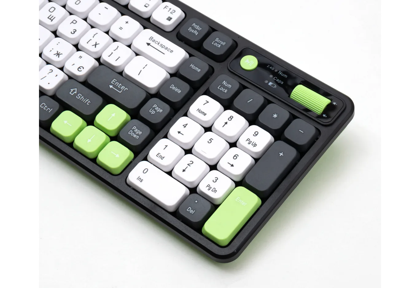 Keyboard Vinga KBW-470 Wireless Gray (KBW-470 Gray)