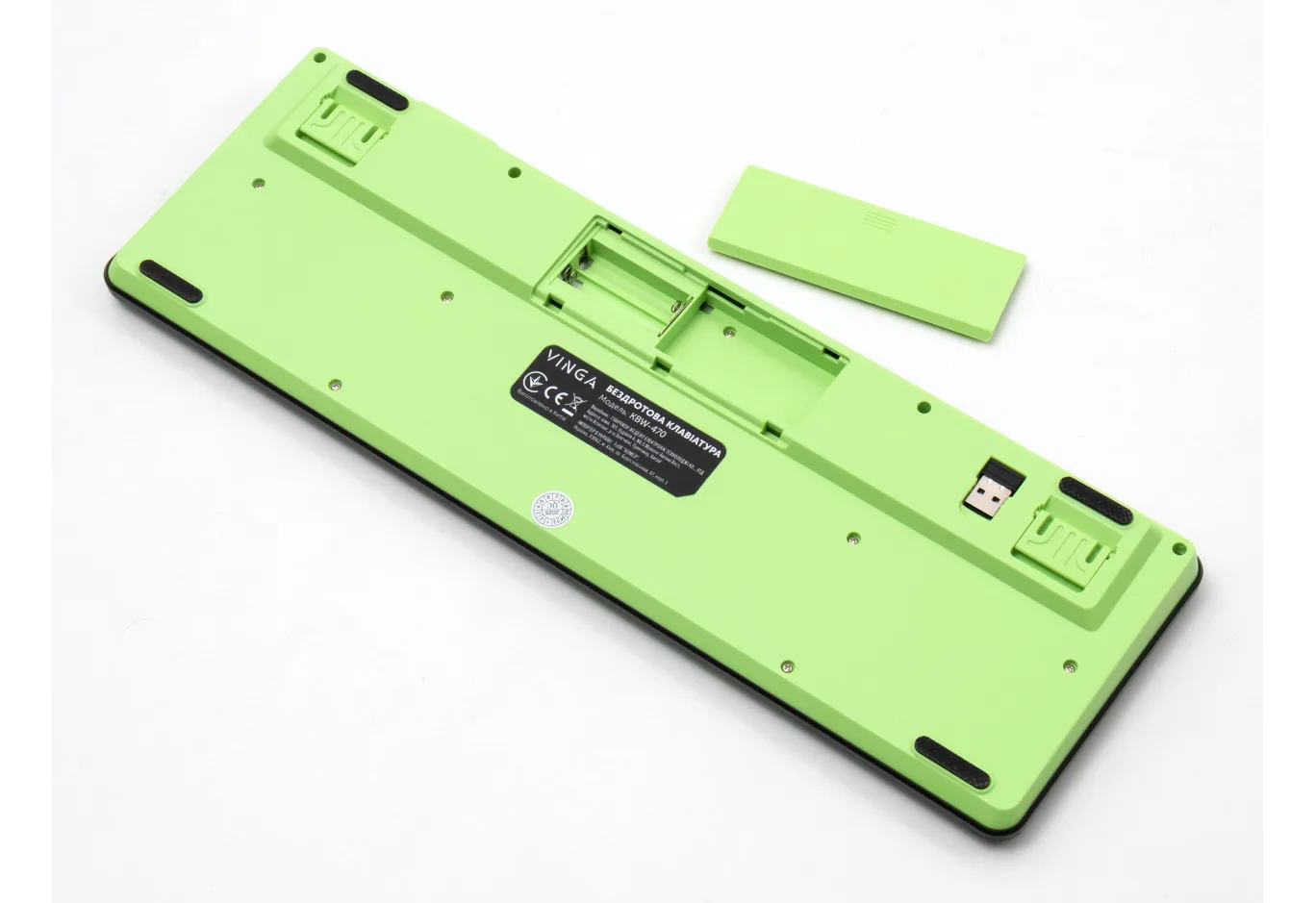 Keyboard Vinga KBW-470 Wireless Gray (KBW-470 Gray)