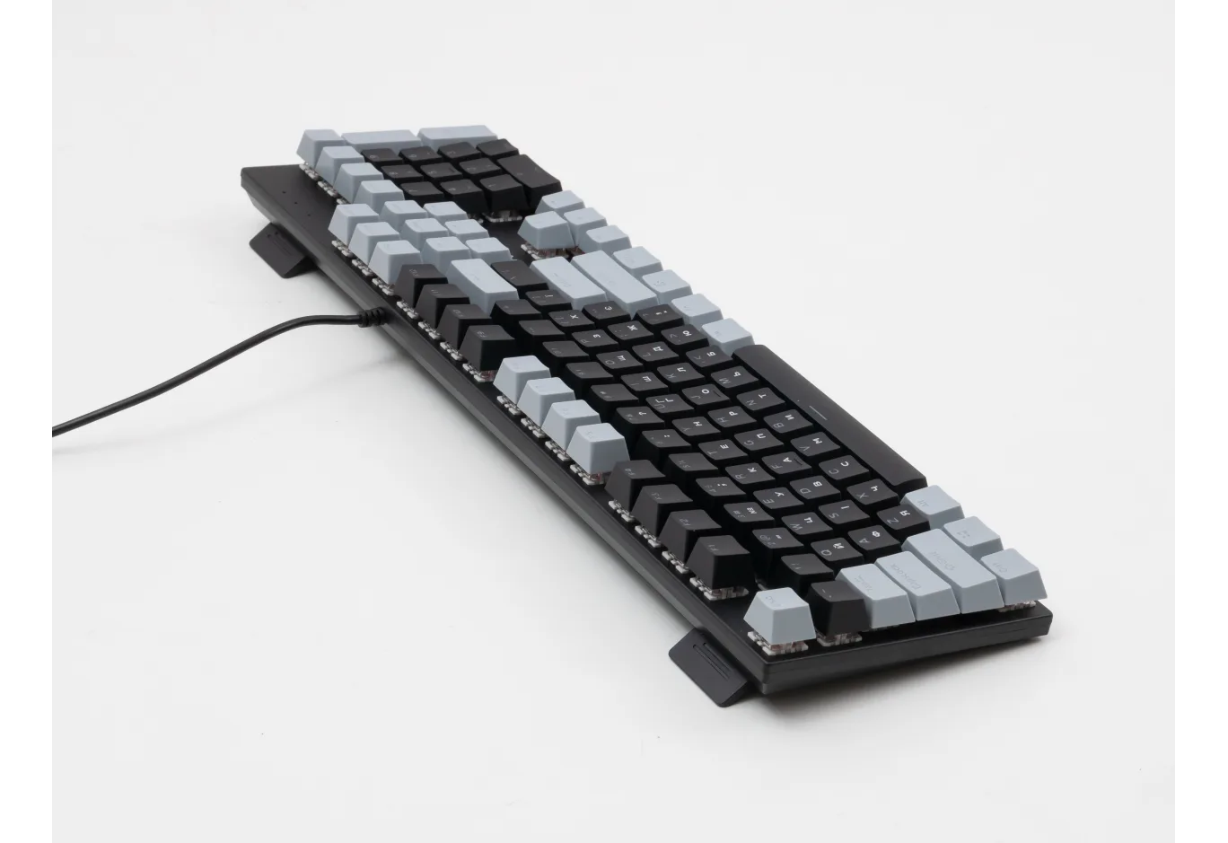 Keyboard Vinga KBGM-090 LED Red Switch USB Grey/Black (KBGM-090R Grey/Black)