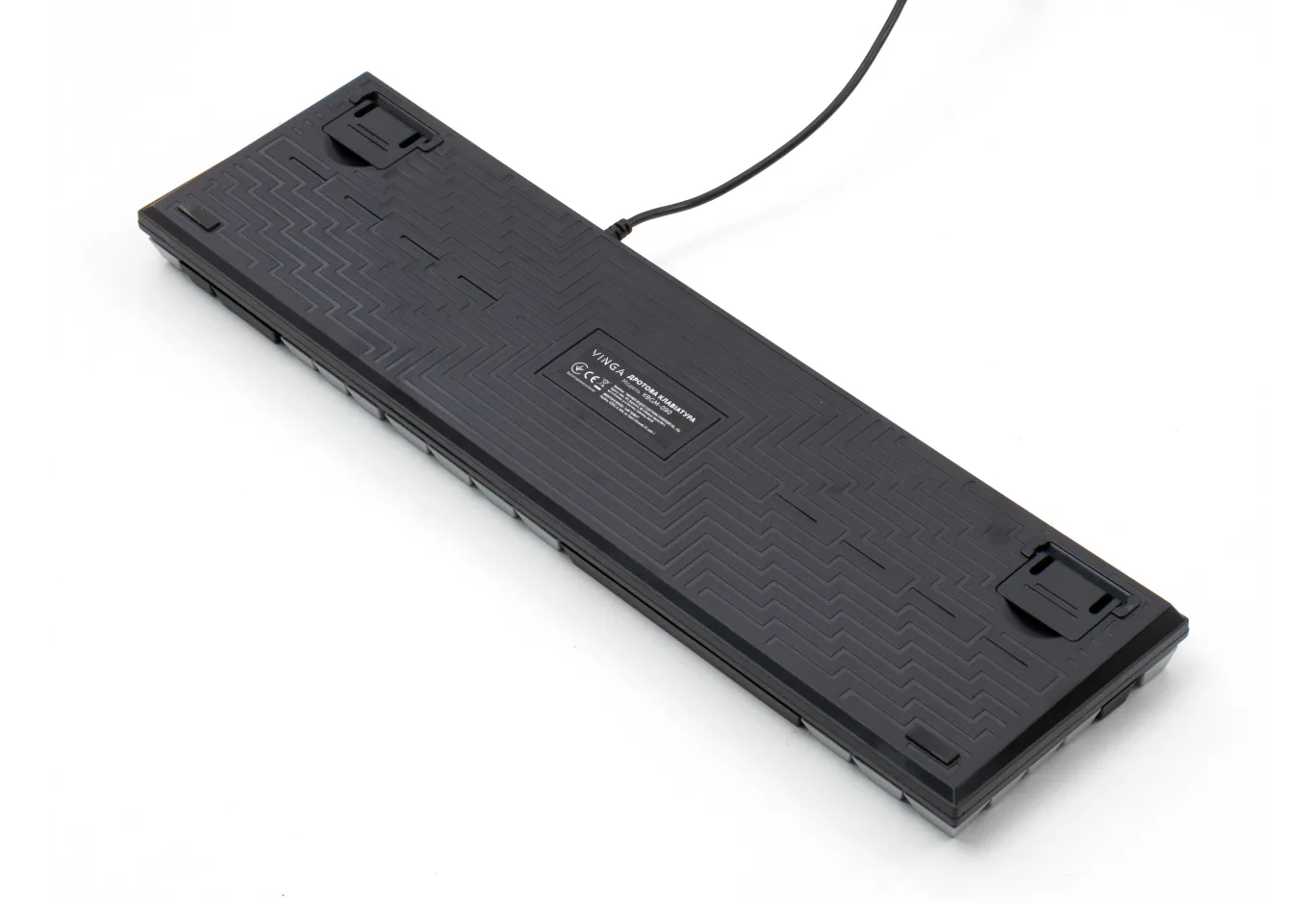 Keyboard Vinga KBGM-090 LED Red Switch USB Grey/Black (KBGM-090R Grey/Black)