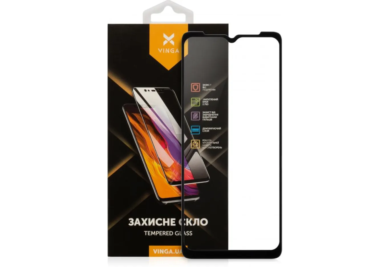 Protective glass Vinga Tecno Pop 2F (VGTP2F)