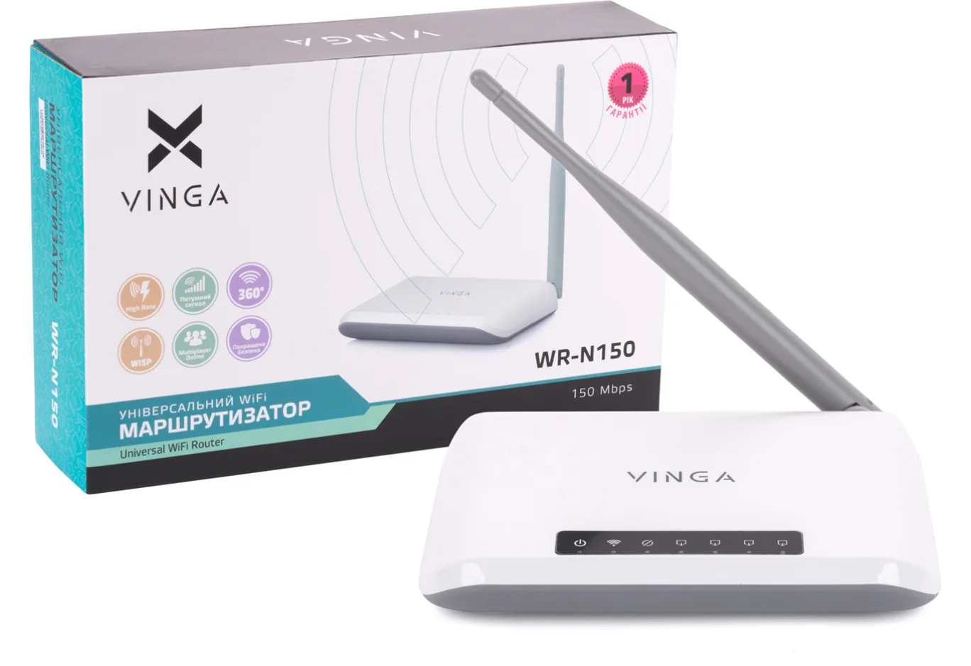 Маршрутизатор Vinga WR-N150