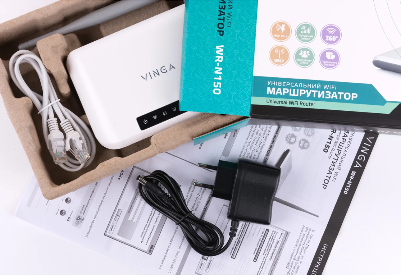 Маршрутизатор Vinga WR-N150