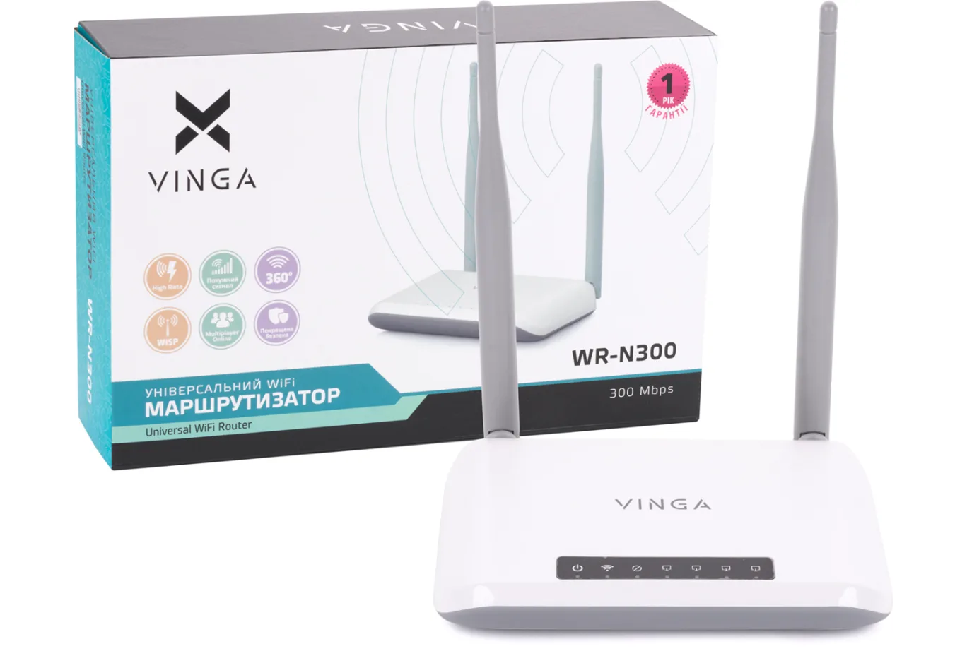 Маршрутизатор Vinga WR-N300