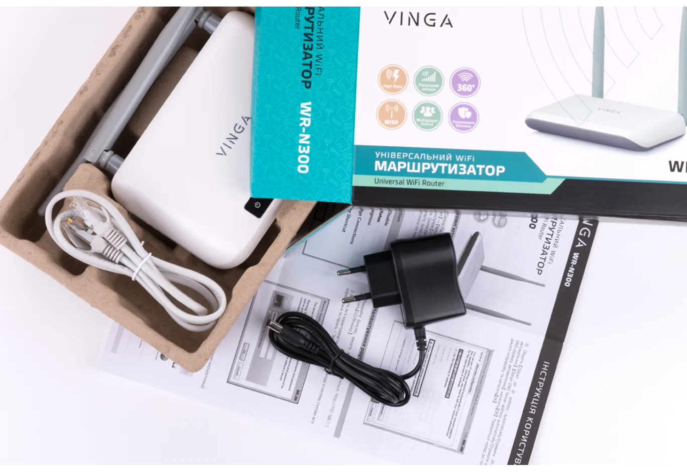 Маршрутизатор Vinga WR-N300