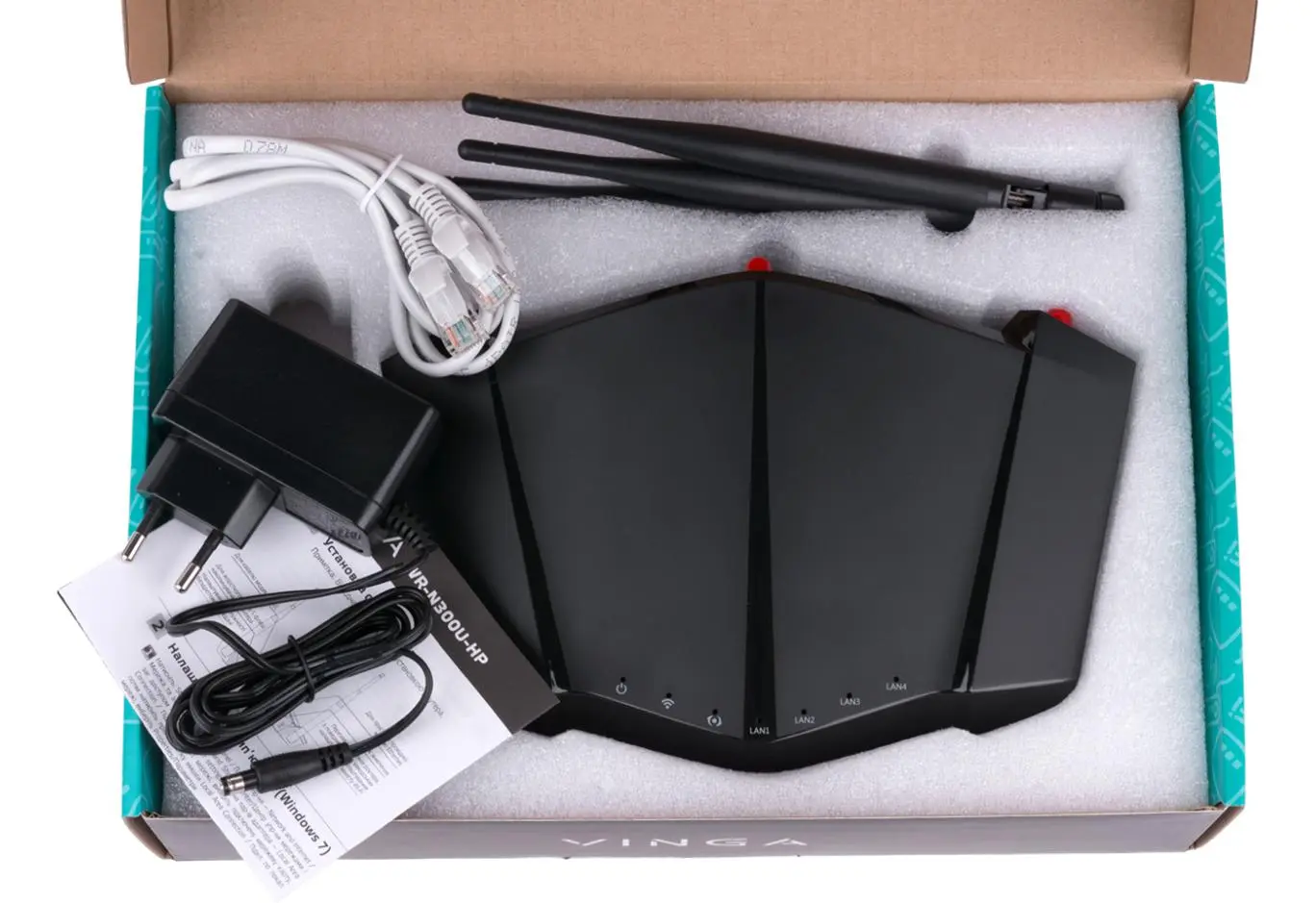 Маршрутизатор Vinga WR-N300U High Power (WR-N300U-HP)