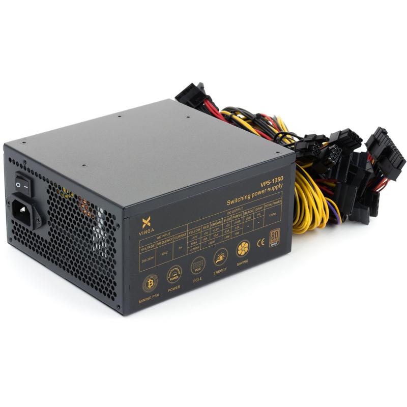Блок живлення Vinga 1350W (VPS-1350 Mining edition)