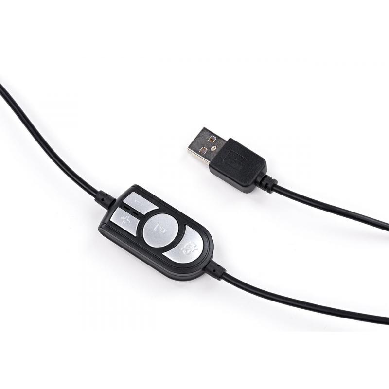 Навушники Vinga HSU040 Black USB (HSU40BK)