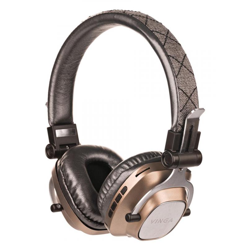 Навушники Vinga HBT050 Bluetooth Brown (HBT050BR)