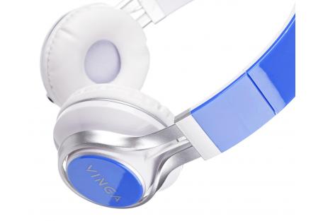 Навушники Vinga HSM040 White/Blue (HSM040WB)