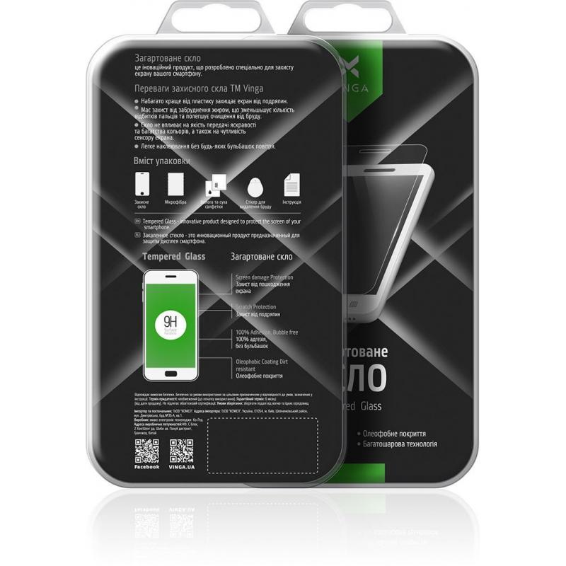 Скло захисне Vinga для Nokia 7.1 (Black) (VTPGS-N7A1)