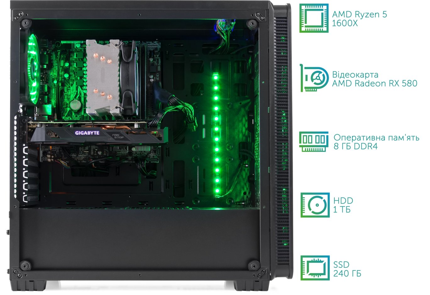 Комп'ютер Vinga Hydra RGB 0331 (E96GAY72U0VN)