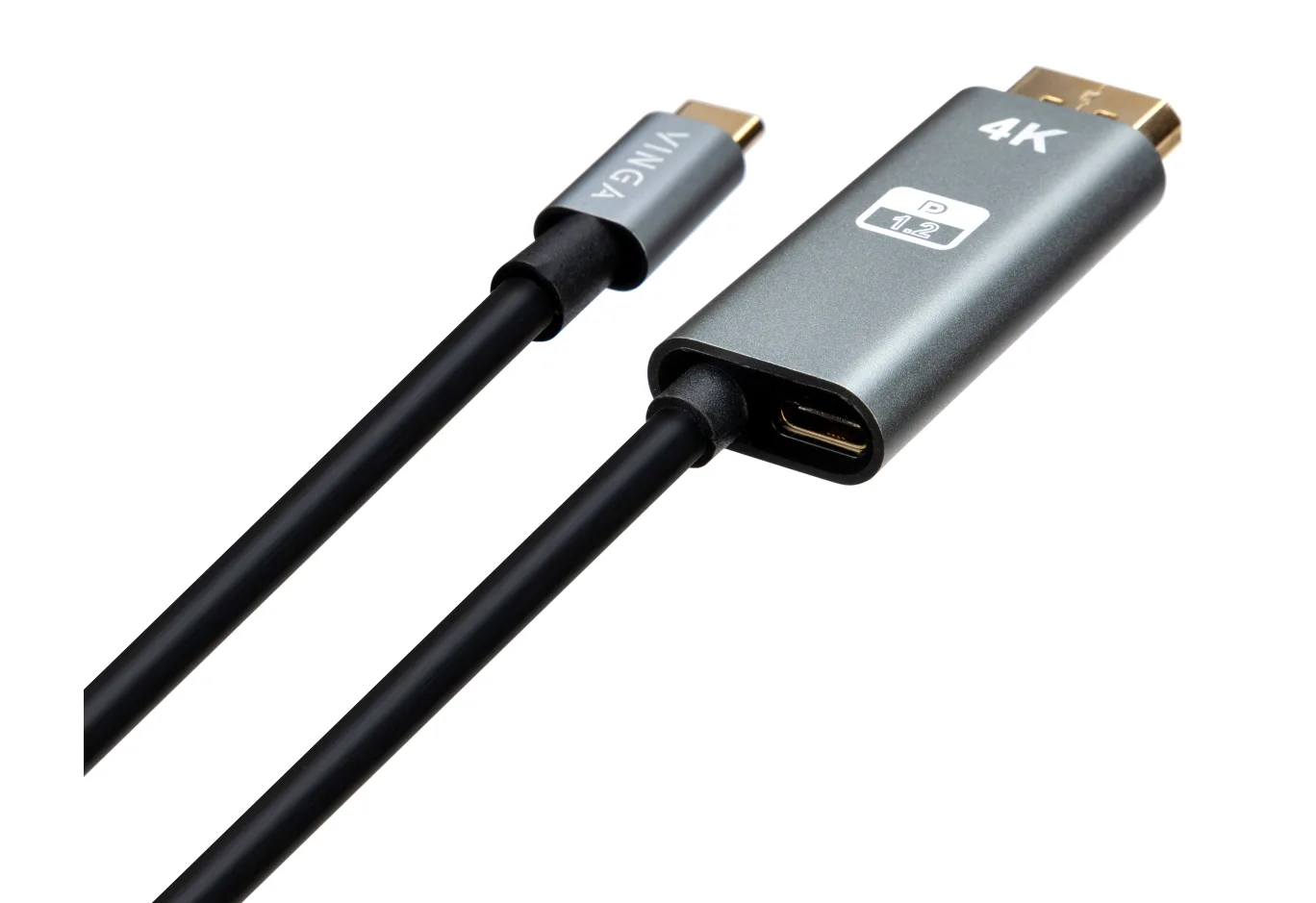 Multimedia cable USB-C to DisplayPort M 1.5m v1.2 4K60Hz PD 100W port Vinga (VCPVCCD1215PD)