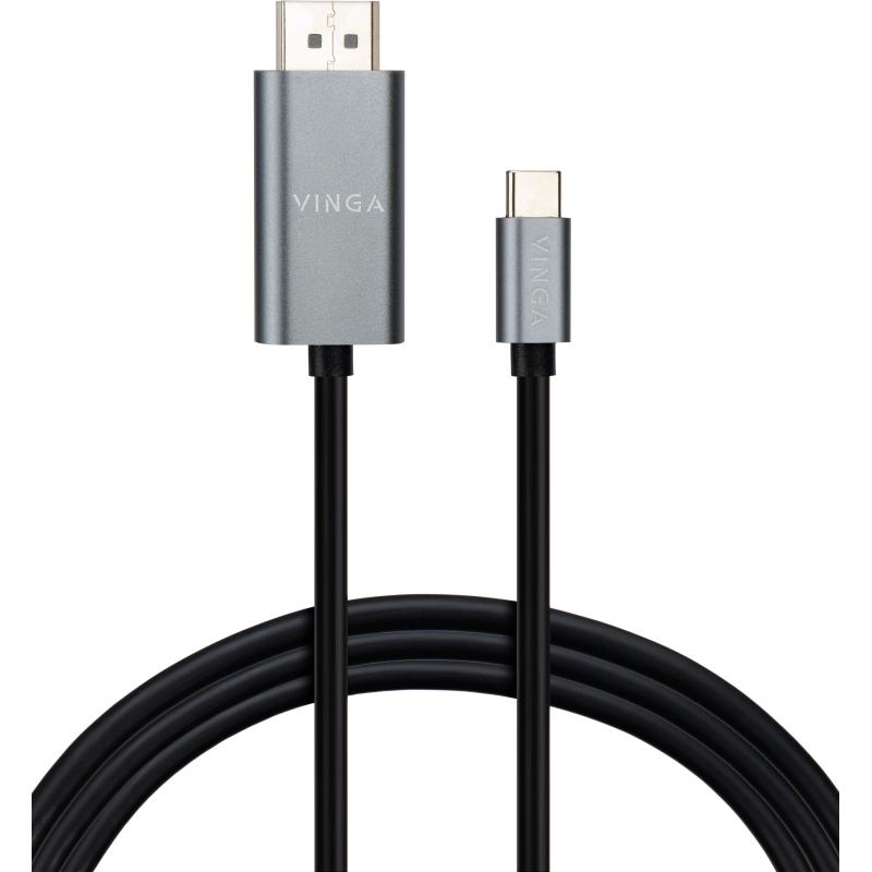 Кабель мультимедійний USB-C to HDMI 1.5m v2.0 4K60Hz Vinga (VCPVCCH2015)