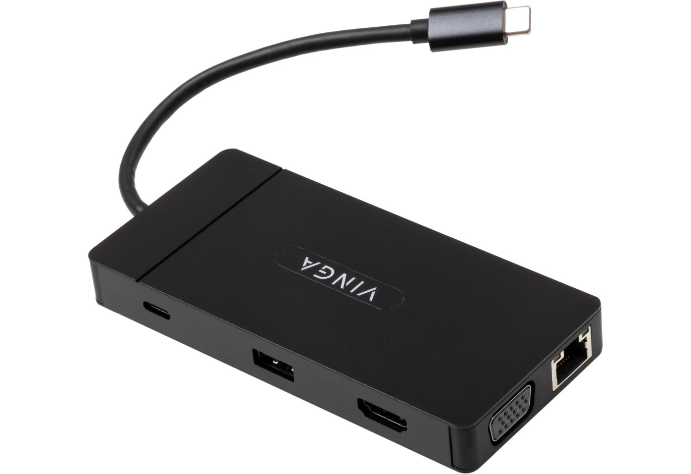 Hub Vinga USB-C 3.1 to VGA+HDMI+RJ45+3xUSB3.0+USB2.0+SD/TF+PD100W+Audio (VHYC10)