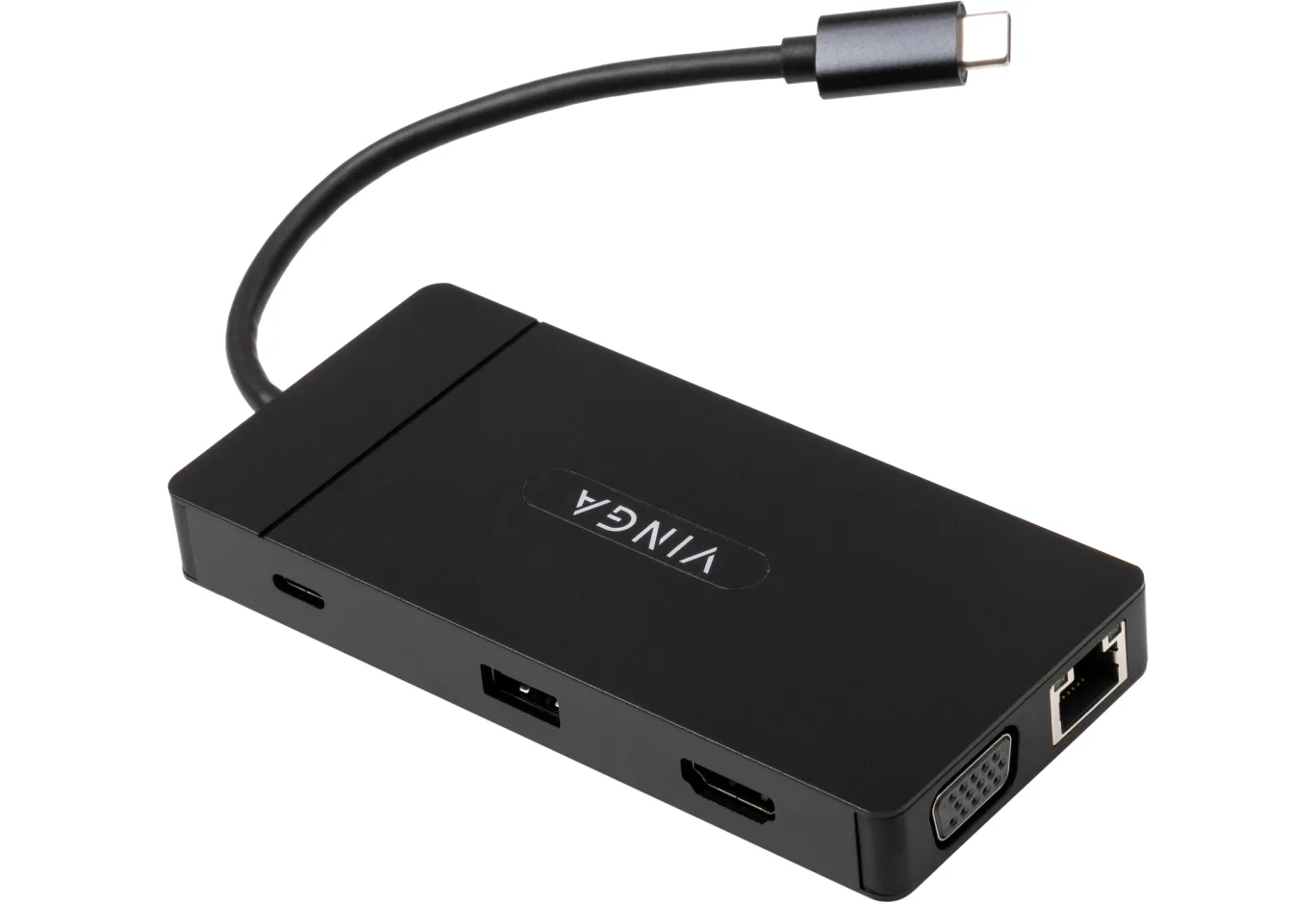 Hub Vinga USB-C 3.1 to VGA+HDMI+RJ45+3xUSB3.0+USB2.0+SD/TF+PD100W+Audio (VHYC10)