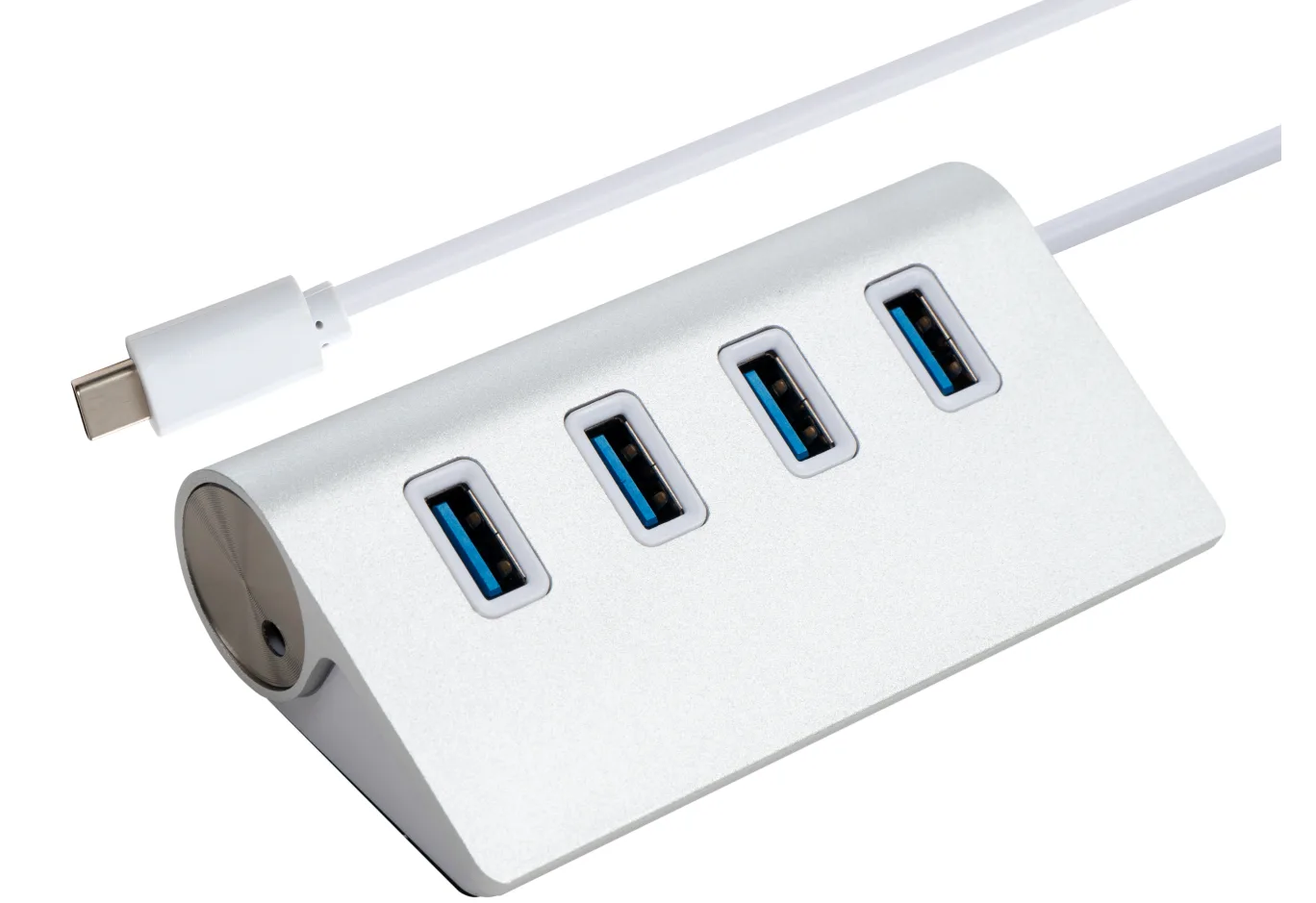 Hub Vinga Type-C to 4*USB3.0 1.0m cable aluminium (VCPHCU304)