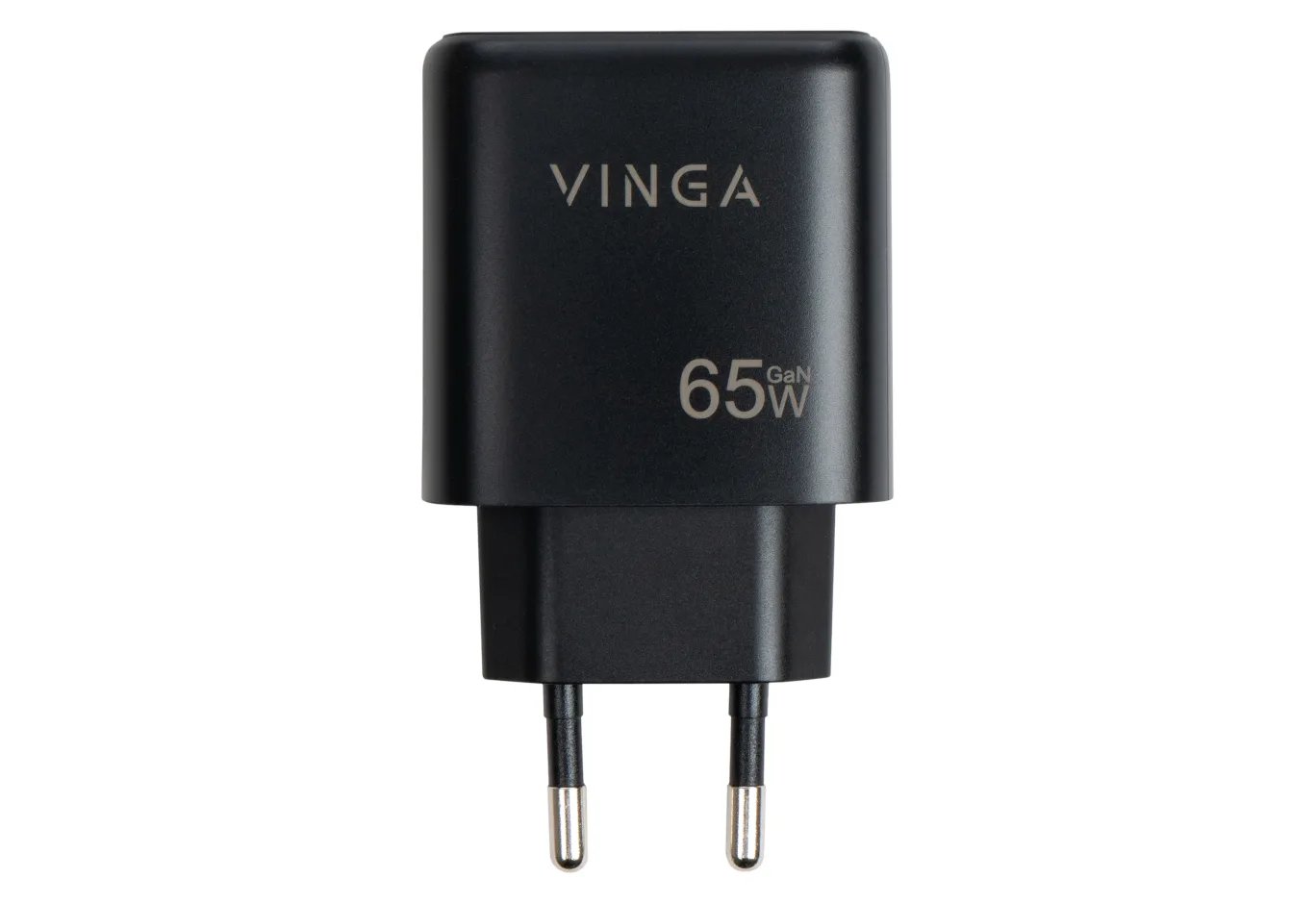 Зарядний пристрій Vinga GaN 65W PD+QC 2C1A ports Wall Charger (VCPCHCCA65B)