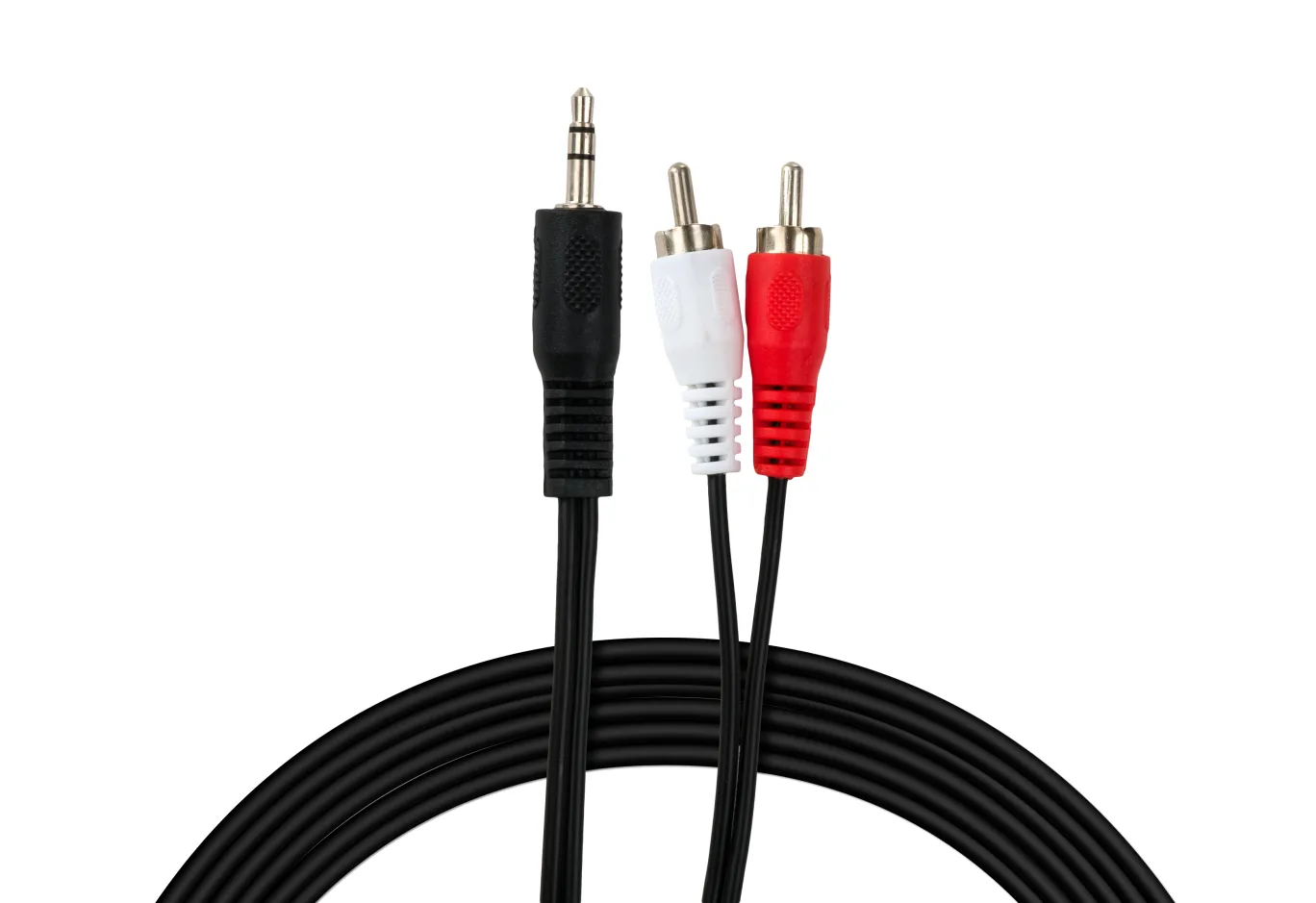 Multimedia cable 3.5mm M to 2xRCA M 5.0m Vinga (VCPDCJ35MRCA25BK)