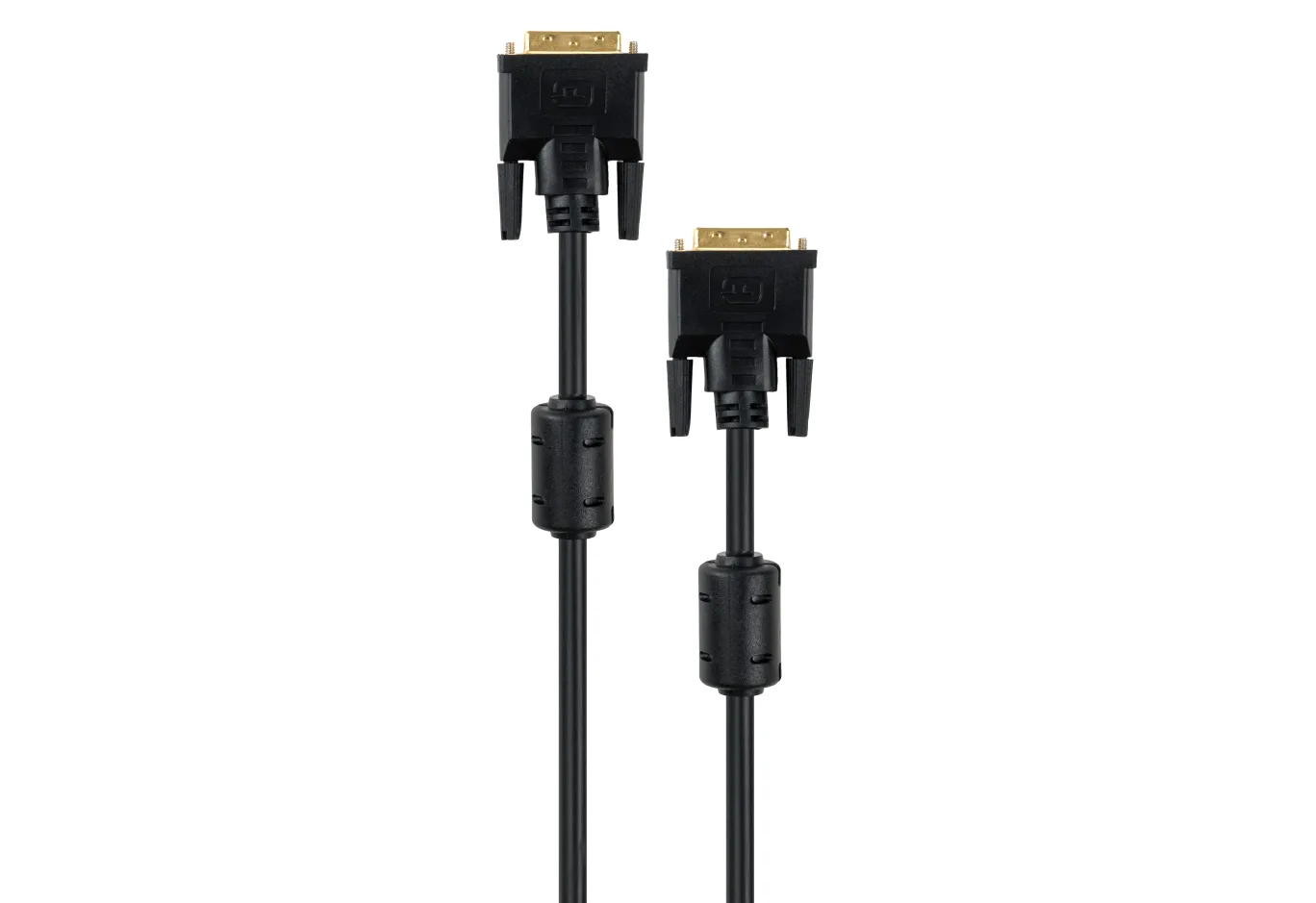 Multimedia cable DVI M to DVI M 1.8m 24+1pin Vinga (VCPDCDVIMM1.8BK)