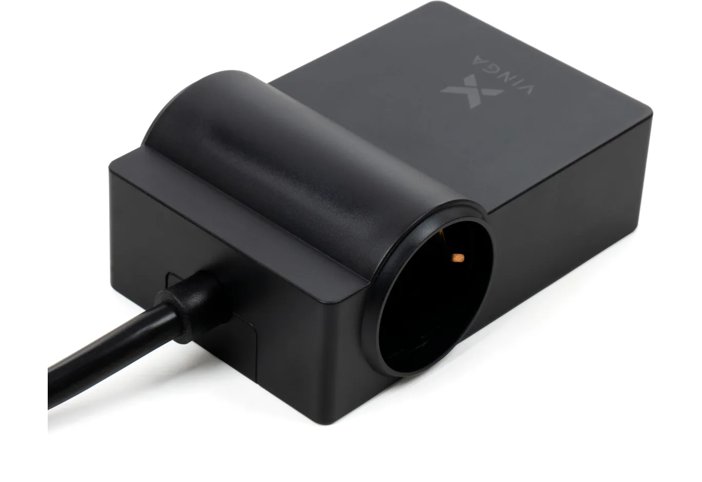 Зарядний пристрій Vinga 65W PD/QC 2xUSB-C+2xUSB-A+2xSchukoF 1.5m CEE7/7 (VCHG2OAC65)
