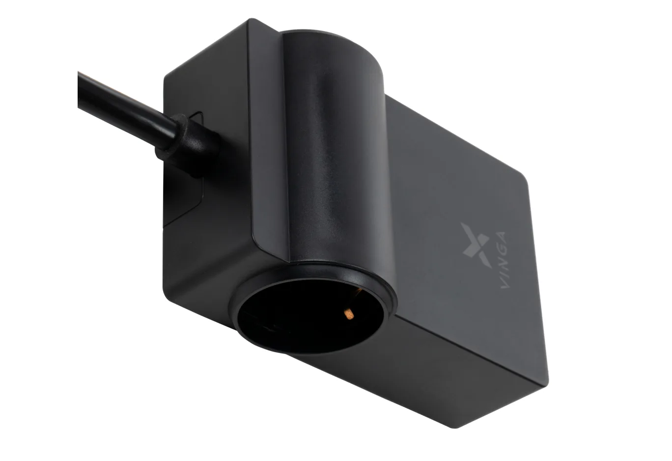 Зарядний пристрій Vinga 65W PD/QC 2xUSB-C+2xUSB-A+2xSchukoF 1.5m CEE7/7 (VCHG2OAC65)