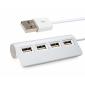 Концентратор Vinga USB 2.0 to 4*USB2.0 metal (VCPH2USB4)