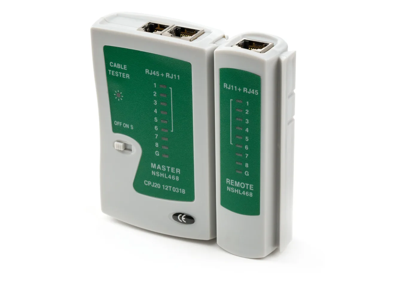 Тестер кабельний Vinga RJ-45/RJ-11 (VCPTT1145)