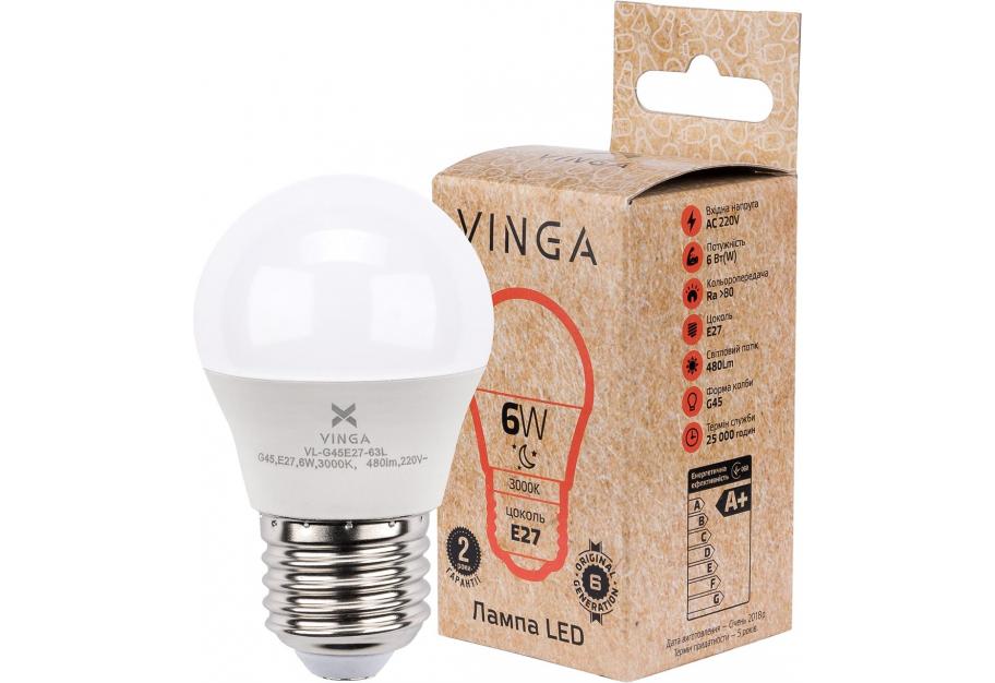 Light bulb Vinga VL-G45E27-63L