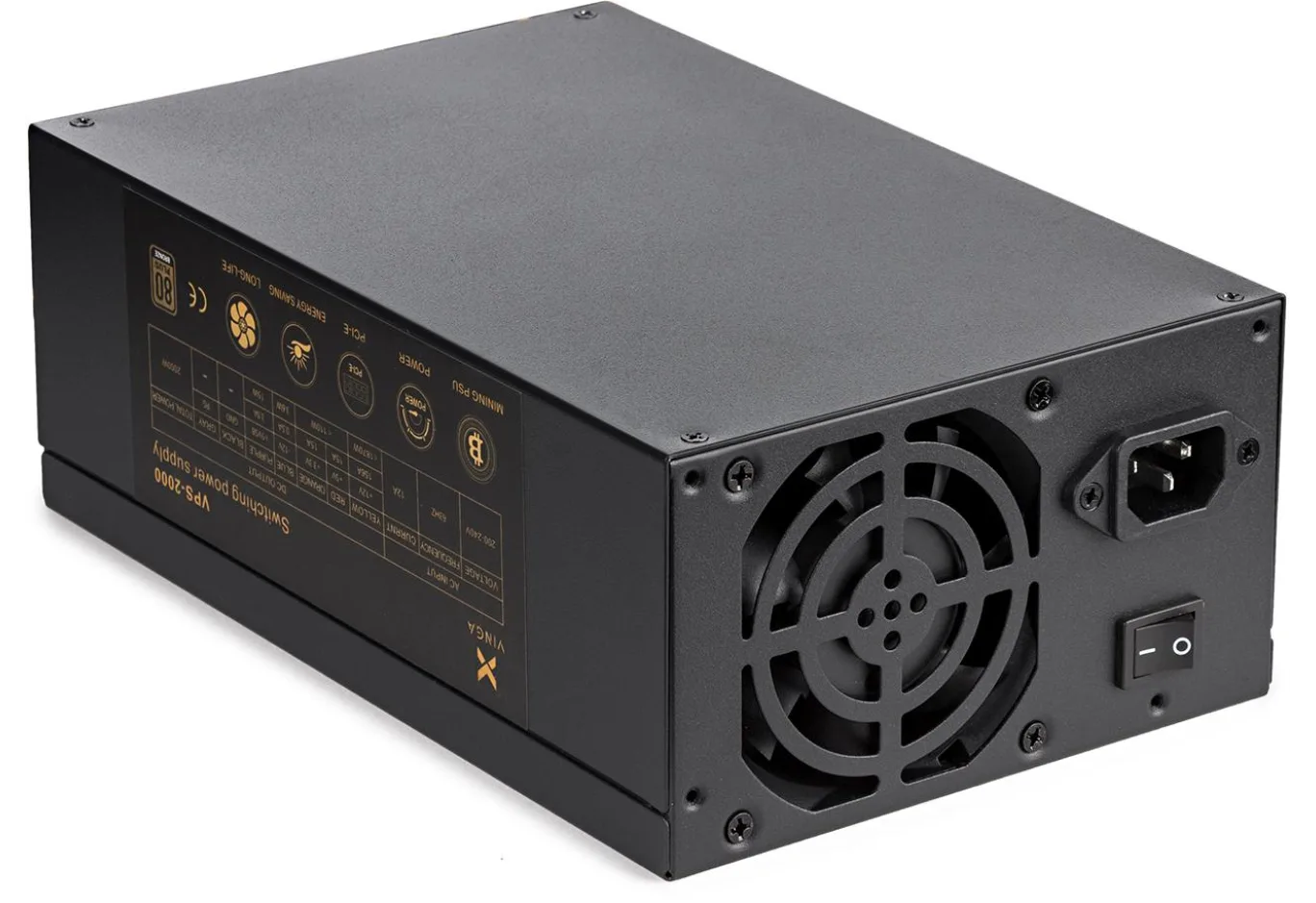 Блок живлення Vinga 2000W (VPS-2000 Mining edition)