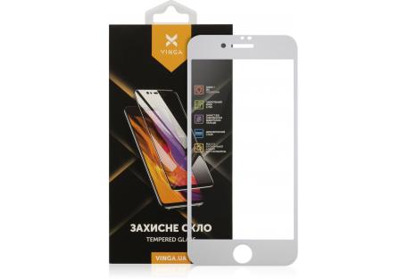 Скло захисне Vinga Apple Iphone 7/8/SE 2020 white (VGIPSE2W)