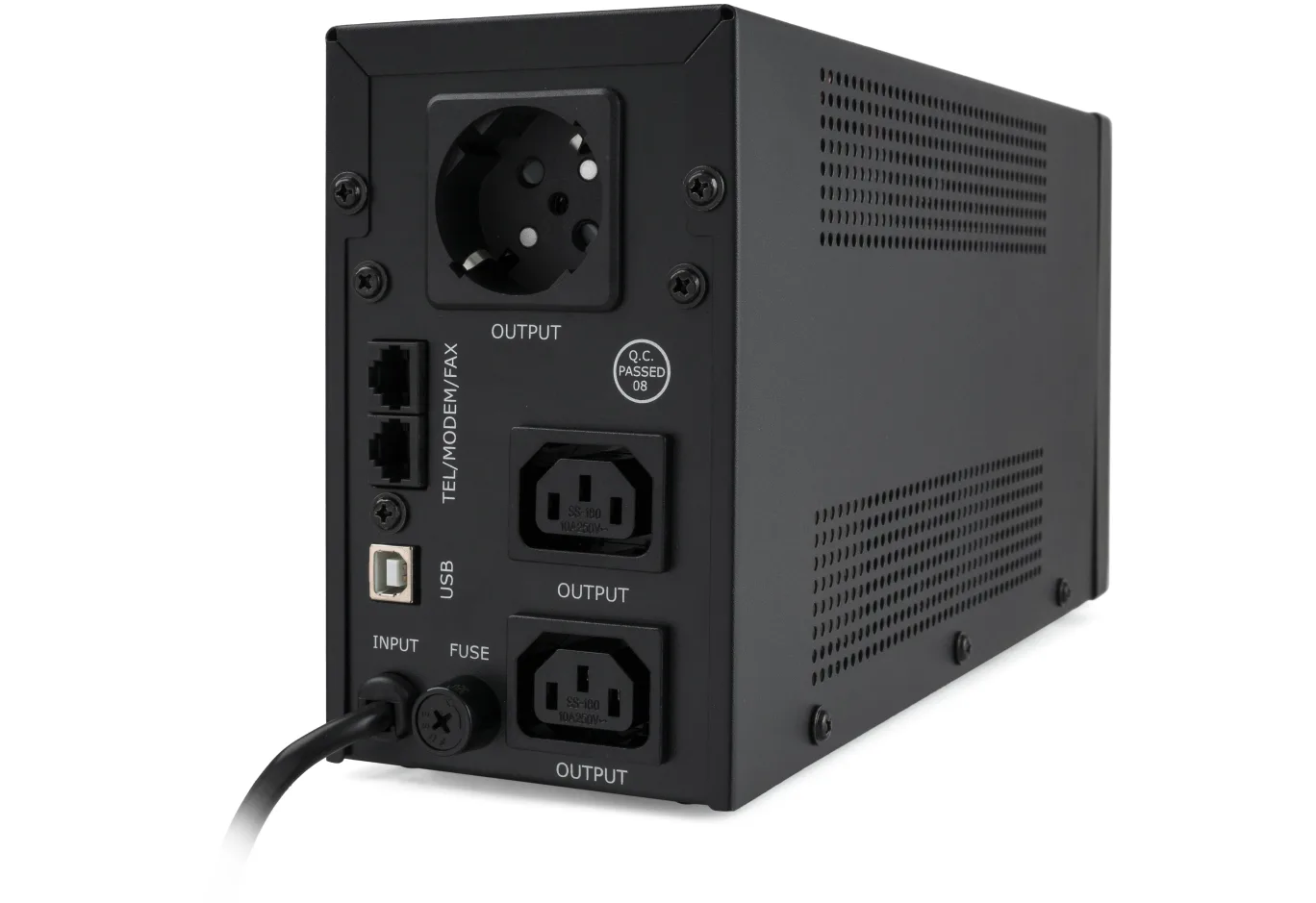Uninterruptible Power Supply Vinga LED 850VA metal case with USB (VPE-850PRMU)