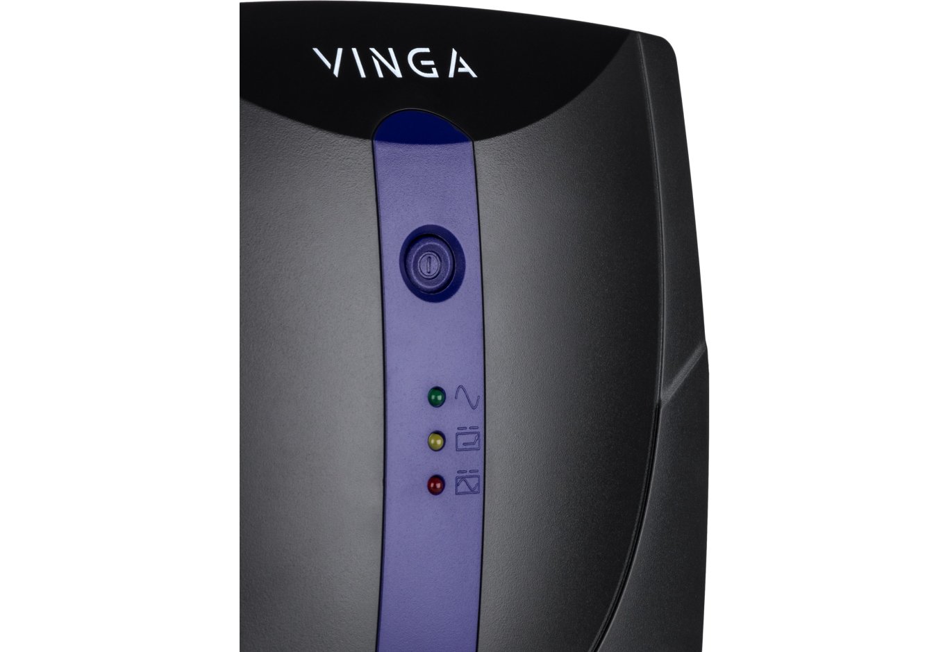 Пристрій безперебійного живлення Vinga LED 1500VA plastic case (VPE-1500P)