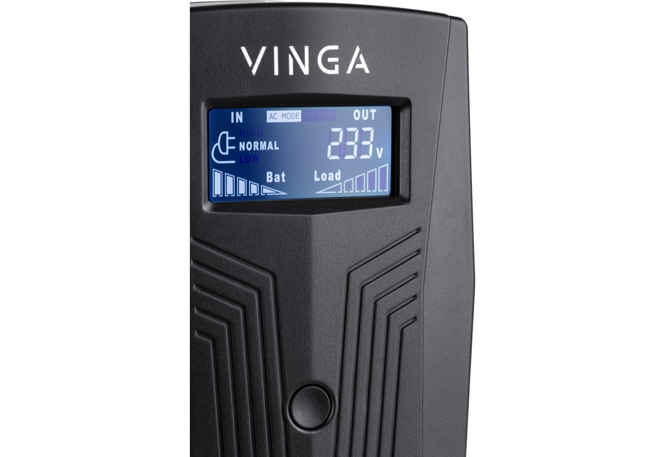Пристрій безперебійного живлення Vinga LCD 1500VA plastic case (VPC-1500P)