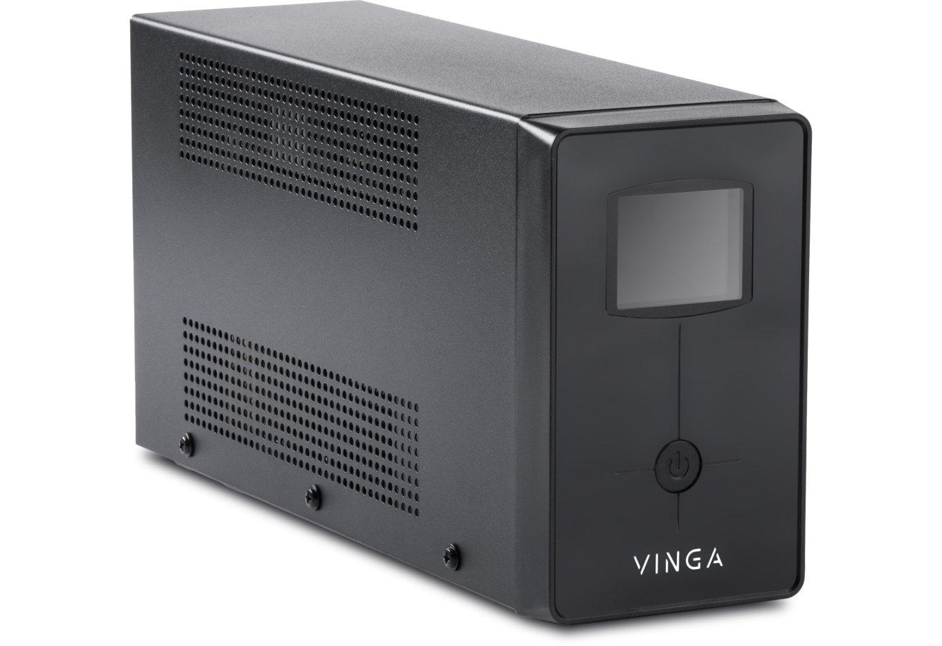 Пристрій безперебійного живлення Vinga LCD 2000VA metall case (VPC-2000M)