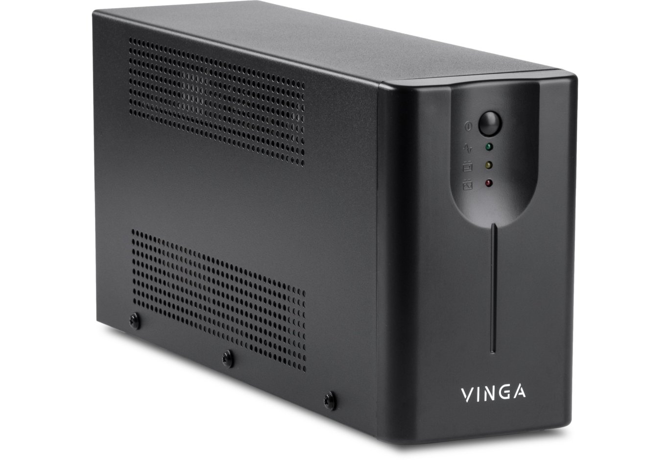 Пристрій безперебійного живлення Vinga LED 1500VA metal case (VPE-1500M)