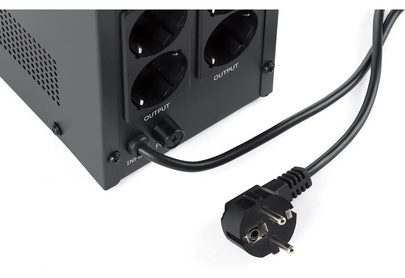 Пристрій безперебійного живлення Vinga LED 2000VA metall case (VPE-2000M)